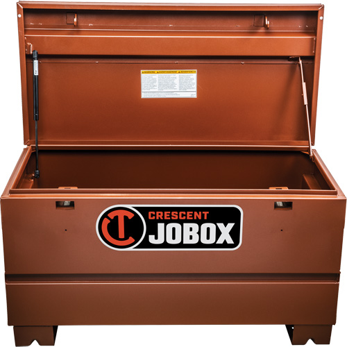 Coffre de chantier de s&eacute;rie Tradesman, 42" x 20" x 22", Acier, Orange Maritime Industrial Rubber