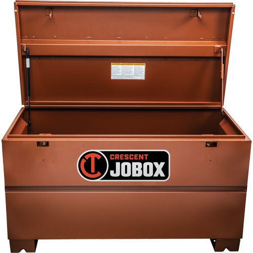 Coffre de chantier de s&eacute;rie Tradesman, 48" x 24" x 27-1/2", Acier, Orange Maritime Industrial Rubber