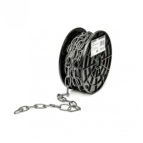 Decorator Chain, Carbon Steel, #10 x 40' (12.2 m) L, 35 lbs. (0.0175 tons) Load Capacity Maritime Industrial Rubber