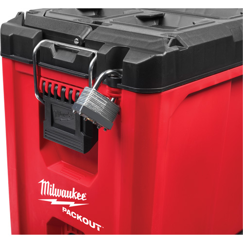 Coffre &agrave; outils compact Packout, 10" x 16-1/5" x 13", Noir/Rouge Maritime Industrial Rubber