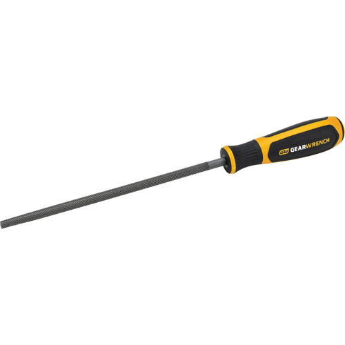 File, 8" L, Round, Bastard Cut Maritime Industrial Rubber
