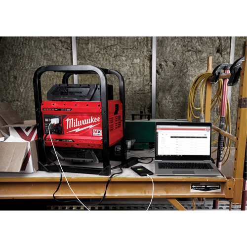 MX Fuel Carry-On Power Supply, 1800 W/3600 W, Lithium Ion, 20-4/5" H x 12" W x 15" D, 49.7 lbs. Maritime Industrial Rubber