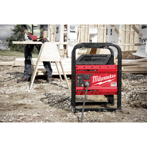 MX Fuel Carry-On Power Supply, 1800 W/3600 W, Lithium Ion, 20-4/5" H x 12" W x 15" D, 49.7 lbs. Maritime Industrial Rubber