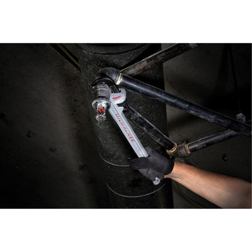Cl&eacute; &agrave; tuyau avec manche Powerlength, Cap des m&acirc;choires 1-1/2", Longueur 10" Maritime Industrial Rubber