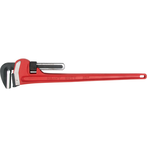 Pipe Wrench, 5" Jaw Capacity, 36" Long, Powder Coated Finish, Ergonomic Handle Maritime Industrial Rubber