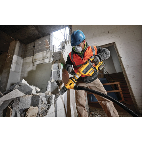 Demolition Hammer Dust Shroud for Chiseling Maritime Industrial Rubber