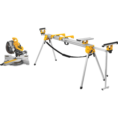 Double Bevel Sliding Compound Mitre Saw with Stand Maritime Industrial Rubber