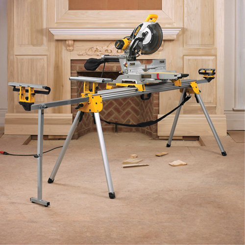 Double Bevel Sliding Compound Mitre Saw with Stand Maritime Industrial Rubber