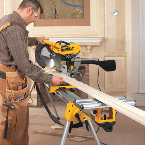 Double Bevel Sliding Compound Mitre Saw with Stand Maritime Industrial Rubber