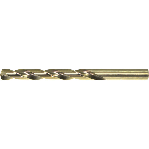 DRILLCO Jobber Drill Bit, Cobalt, A, 3-7/8" L, 2-5/8" Flute, 135° Point Angle Maritime Industrial Rubber