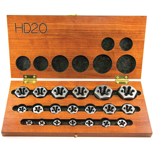 Jeu de fili&egrave;res hexagonales &agrave; fileter DRILLCO, 20 Morcea Maritime Industrial Rubber