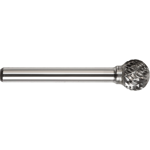 DRILLCO Single Cut Ball Shaped Burr, SD-42L2 Maritime Industrial Rubber