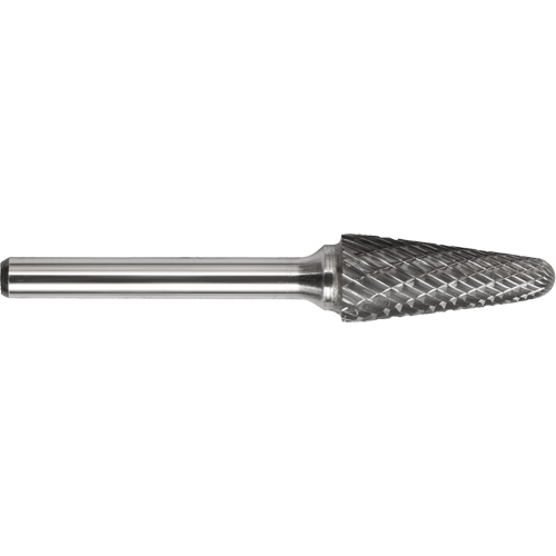 DRILLCO Single Cut Ballnose Cone Burr, SL-42L2 Maritime Industrial Rubber
