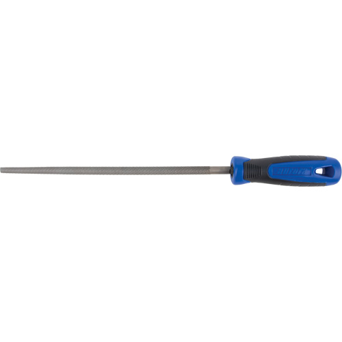 File With Handle, 1/4" Dia. x 6" L, Round, Second Cut Maritime Industrial Rubber
