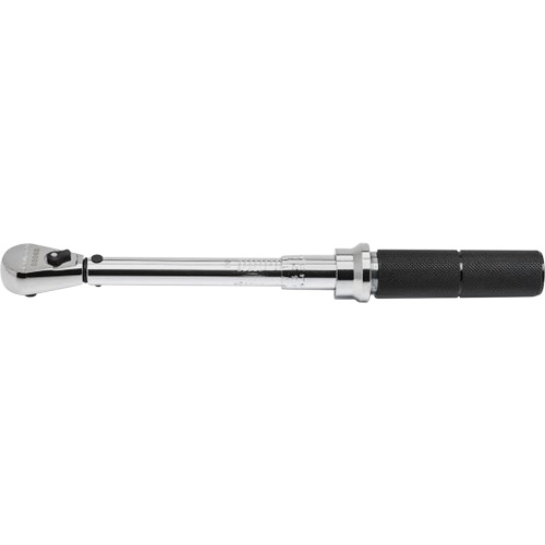 Micrometer Torque Wrench, Click, 3/8" Square Drive, 10 - 100 ft-lbs./20.3 - 142.4 N.m Maritime Industrial Rubber