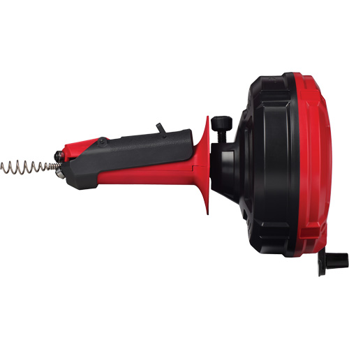 Trapsnake Auger with Cable Drive Automatic Feed & Retract, Powered, 25' Cable Length, 1/4" Cable Diameter Maritime Industrial Rubber