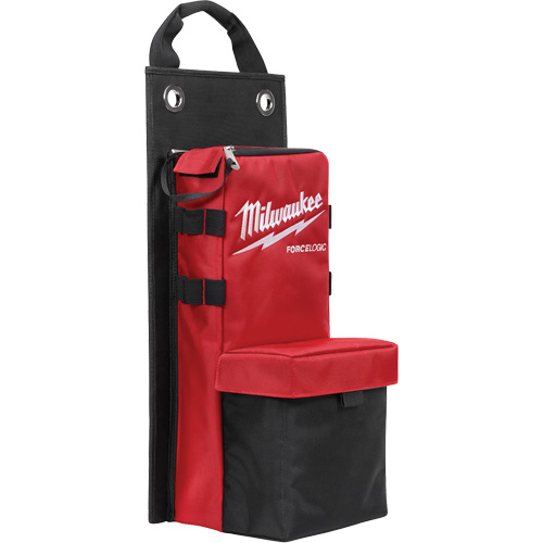 Sac pour sertisseur/coupe-c&acirc;bles polyvalent, Nylon, 2 pochettes, Noir/Rouge Maritime Industrial Rubber