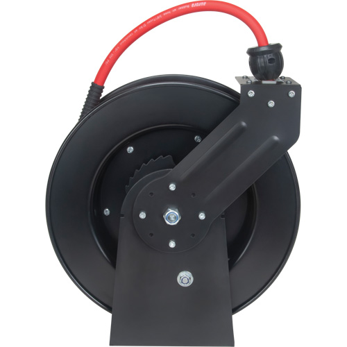 Hose Reel, Air/Water, 3/8" x 50', Single Hose, 300 psi Maritime Industrial Rubber