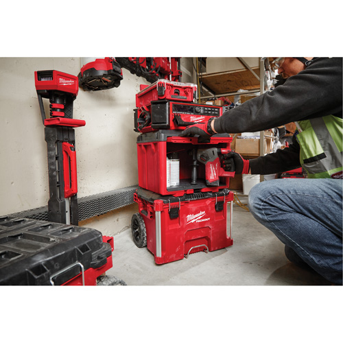 Armoire &agrave; outils Packout, 15" x 15" x 20", Noir/Rouge Maritime Industrial Rubber