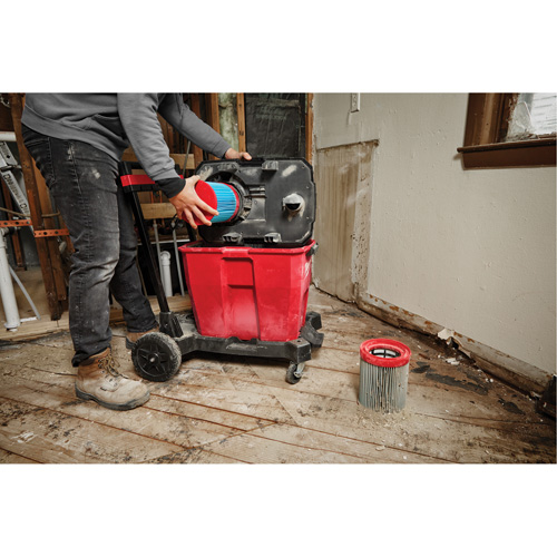 Filtre grand format &agrave; haute efficacit&eacute; pour aspirateur sec/humide, Cartouche, Pour 12 gal. US/9 gal. US/6 gal. US Maritime Industrial Rubber