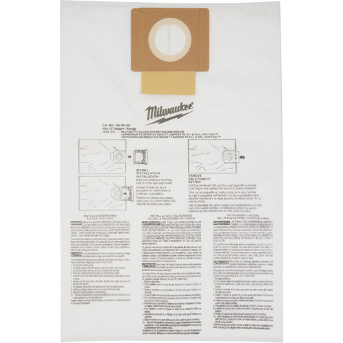 Fleece Dust Bags, 6 US Gal. Maritime Industrial Rubber