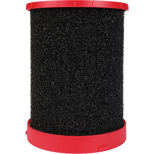 Filtre grand format pour aspirateur sec/humide, Mousse, Pour 12 gal. US/9 gal. US/6 gal. US Maritime Industrial Rubber