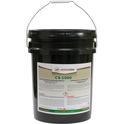 Graisse collante et polyvalente CS-1000 AEROCHEM, 17 kg, Seau Maritime Industrial Rubber