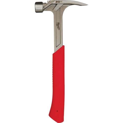 Rip Claw Hammer, 20 oz., Cushion Handle, 14" L Maritime Industrial Rubber