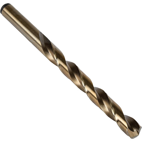 Jobber Drill Bit, Cobalt, 13/32", 5-1/4" L, 3-7/8" Flute, 135° Point Angle Maritime Industrial Rubber