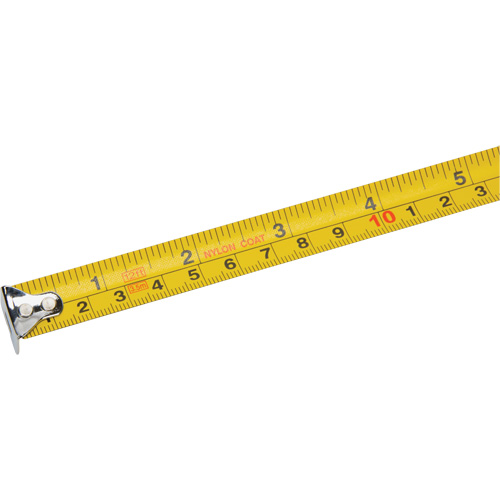 Ruban &agrave; mesurer, 5/8" x 12', Marques de goujon Imp&eacute;rial & m&eacute;trique Maritime Industrial Rubber
