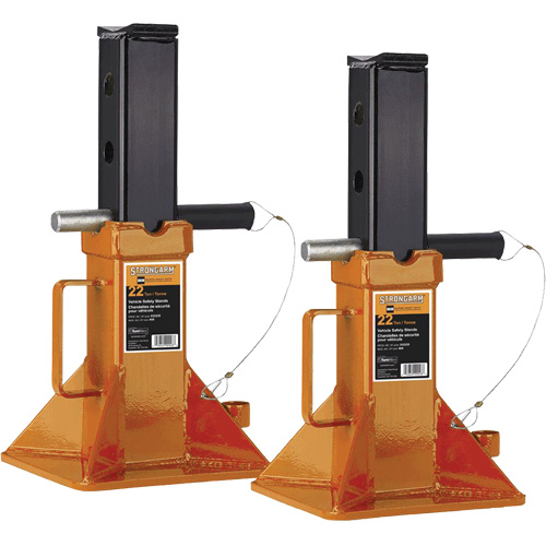 Safety Stands, Locking Pin, 22 Ton(s) Capacity Maritime Industrial Rubber