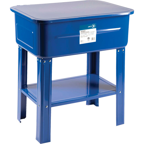 JPW-20 Bac de nettoyage usage intensif, Acier, 20 gal. Maritime Industrial Rubber