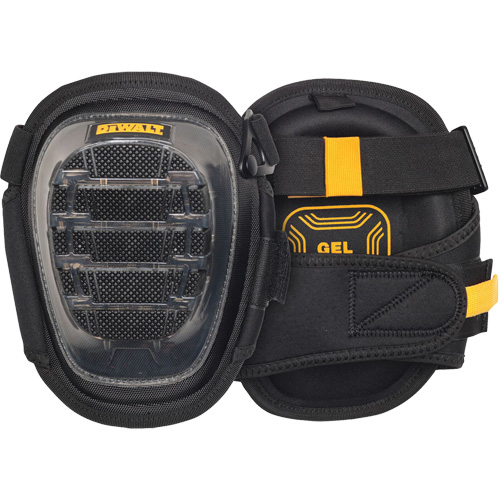 Stabilizing Knee Pads, Buckle Style, Plastic/Foam Caps, Gel Pads Maritime Industrial Rubber