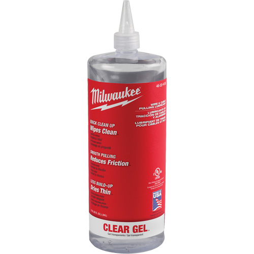 Gel lubrifiant transparent pour tirer les fils & c&acirc;bles, Bouteille pressable Maritime Industrial Rubber