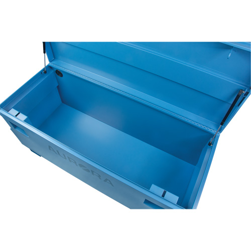 Jobsite Tool Box, 48" x 24" x 27-3/5", Steel, Blue Maritime Industrial Rubber