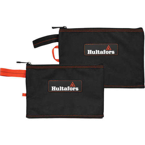 Multi-Purpose Zippered Bag, Ballistic Polyester, Black/Red Maritime Industrial Rubber