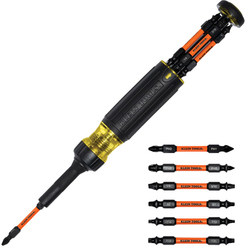 13-in-1 Ratcheting Impact-Rated Screwdriver Maritime Industrial Rubber