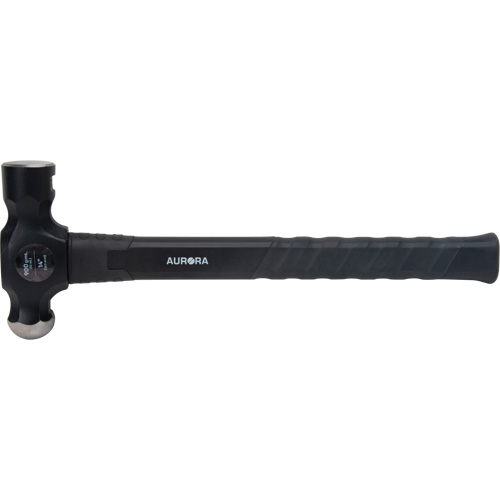 Marteau &agrave; panne ronde, Poids de la t&ecirc;te 32 oz, Face Ordinaire, Prise Fibre de verre Maritime Industrial Rubber