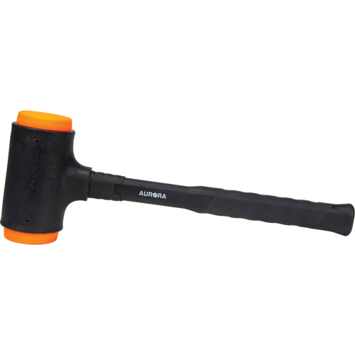 Marteau sans rebond, Poids de la t&ecirc;te 45 oz, Face Polyur&eacute;thane, Prise Fibre de verre, 13" lo Maritime Industrial Rubber