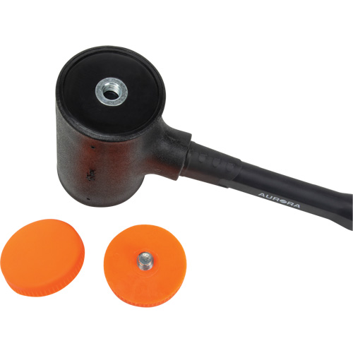 Marteau sans rebond, Poids de la t&ecirc;te 45 oz, Face Polyur&eacute;thane, Prise Fibre de verre, 13" lo Maritime Industrial Rubber