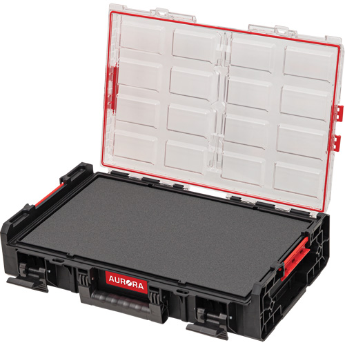 Organisateur tr&egrave;s grand avec cloisons en mousse &agrave; plusieurs couches Arx, 23" x 15-1/5" x 5", Noir Maritime Industrial Rubber