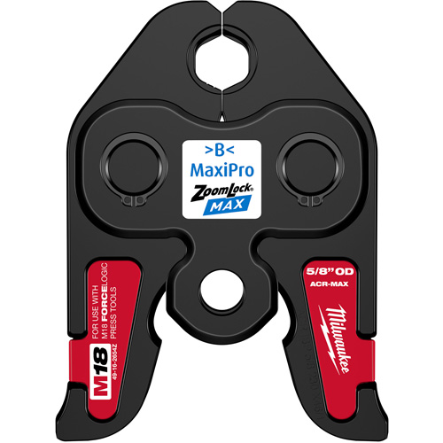 M&acirc;choire de presse ZoomLock MAX 5/8" pour outils de presse M18 FORCE LOGIC Maritime Industrial Rubber