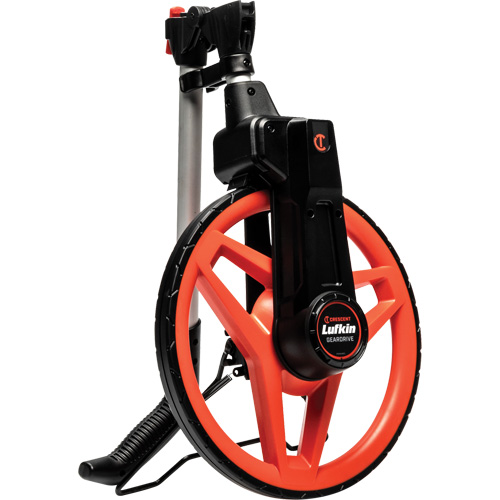 Roue d'arpentage SAE professionnelle Centerline, 12"/30.48 cm, Gamme de 10 000', Pieds Maritime Industrial Rubber