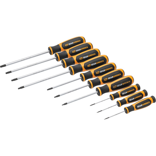 Torx&reg; Dual Material Screwdriver Set in Foam Storage Tray, 10 Pcs. Maritime Industrial Rubber