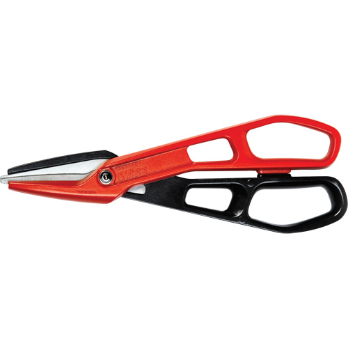 Cisaille en aluminium l&eacute;g&egrave;re pour ferblantier, Longueur de coupe de 3", Coupe Droit Maritime Industrial Rubber