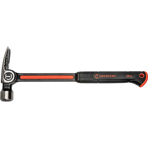 Marteau de charpente &agrave; face meul&eacute;e, 28 oz, Prise en Acier plein, 16" lo Maritime Industrial Rubber