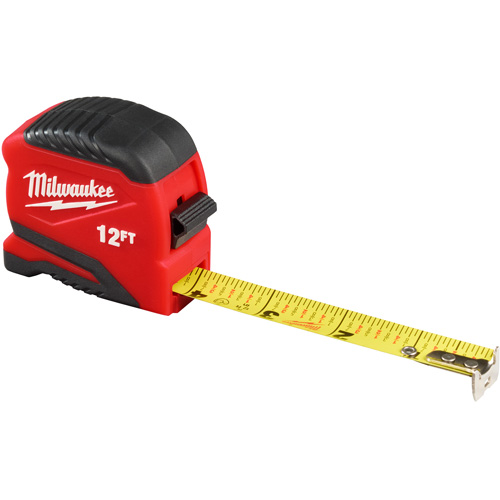 Ruban &agrave; mesurer compact, 13/16" x 12' Maritime Industrial Rubber