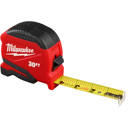 Compact Tape Measure, 1" x 30' Maritime Industrial Rubber