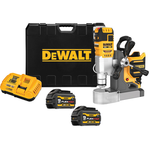MAX* XR&reg; Cordless Brushless Magnetic Drill Press Kit, 2" Maritime Industrial Rubber