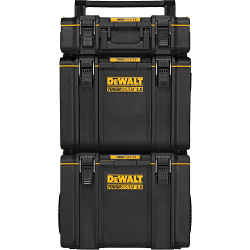 Syst&egrave;me de rangement sur roues TOUGHSYSTEM 2.0, 24" x 20-2/5" x 34-1/2", Noir/Jaune Maritime Industrial Rubber